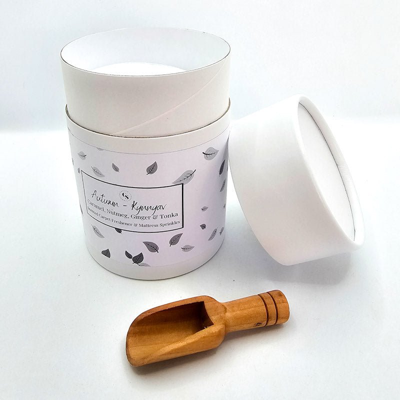 Autumn Carpet freshener and mattress sprinkles - The Cornish Scent Company