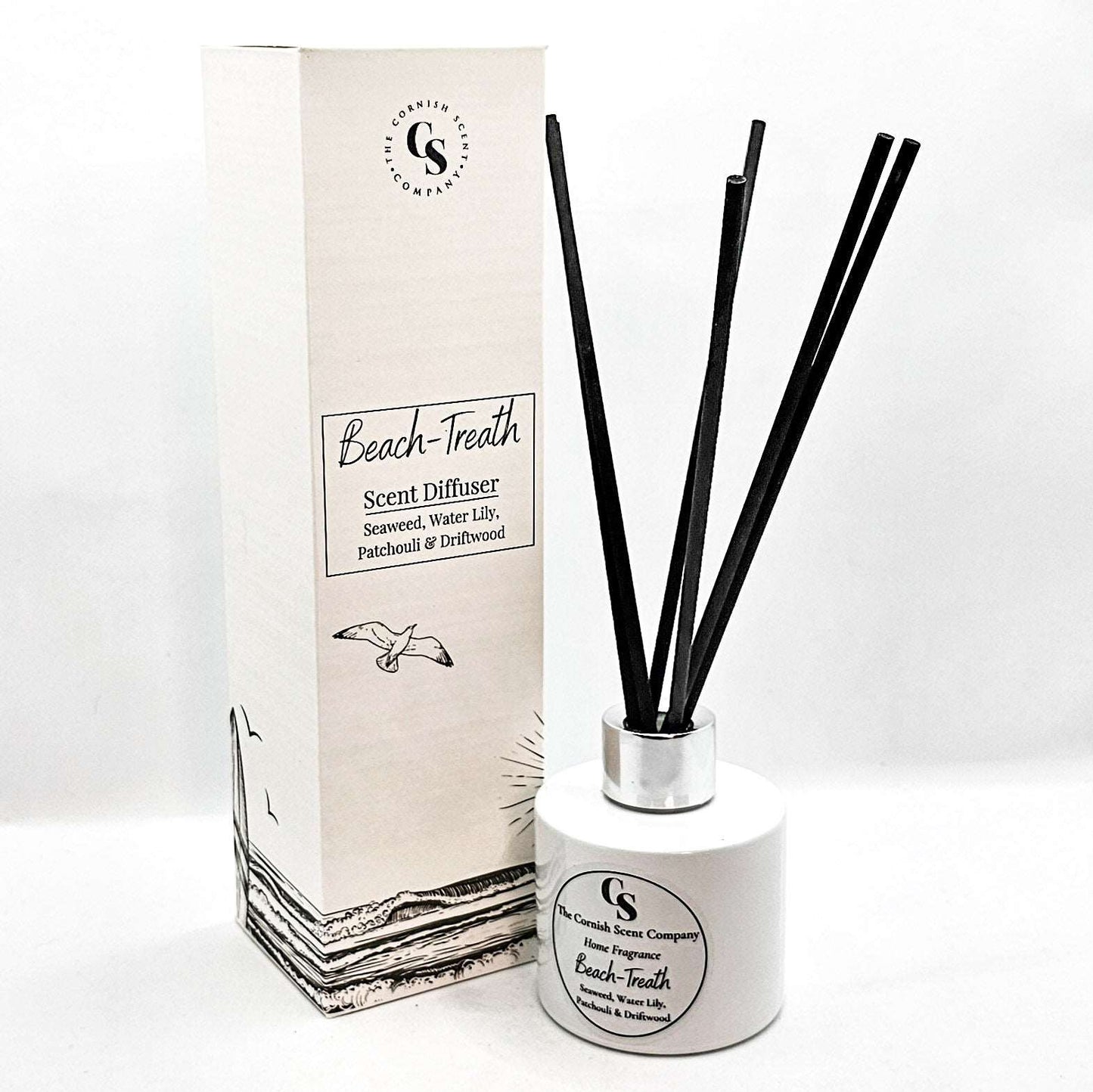 Luxury Reed Diffuser Beach - The Cornish Scent Company