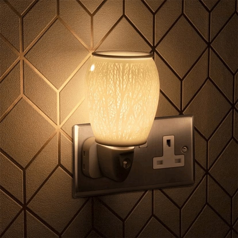 Plug in ceramic electric wax melt warmer - The Cornish Scent Company