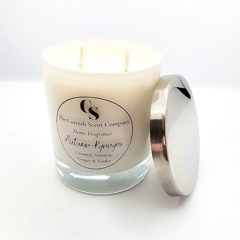 Premium double wick candle Autumn - The Cornish Scent Company