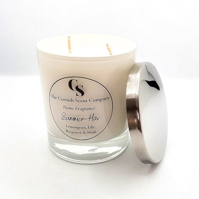 Premium double wick candle Summer - The Cornish Scent Company
