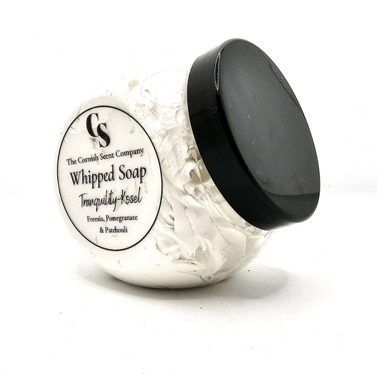 white whipped soap