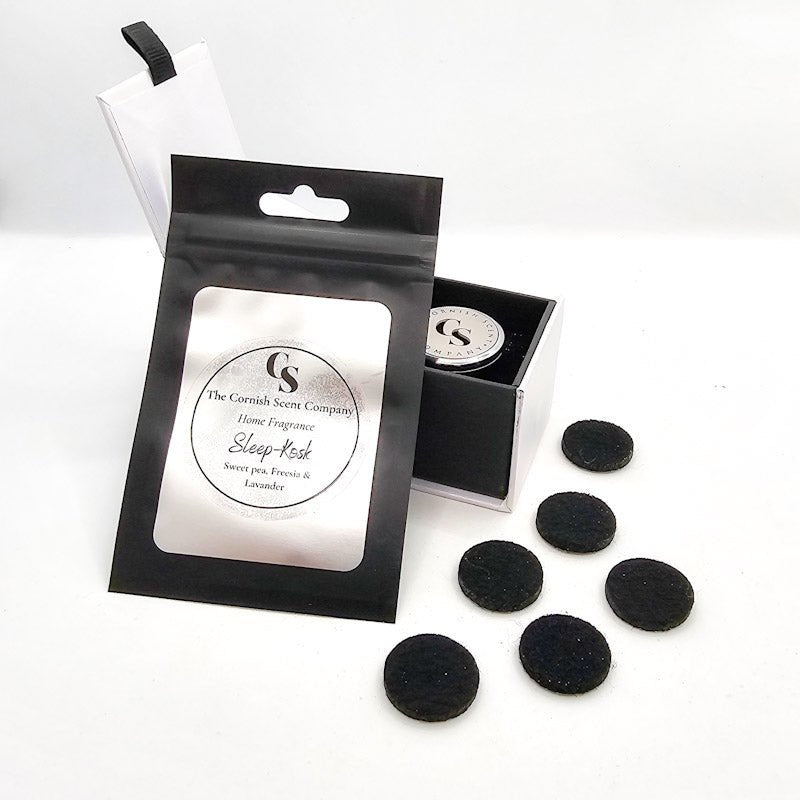 Car vent air freshener holder with scented discs - The Cornish Scent Company