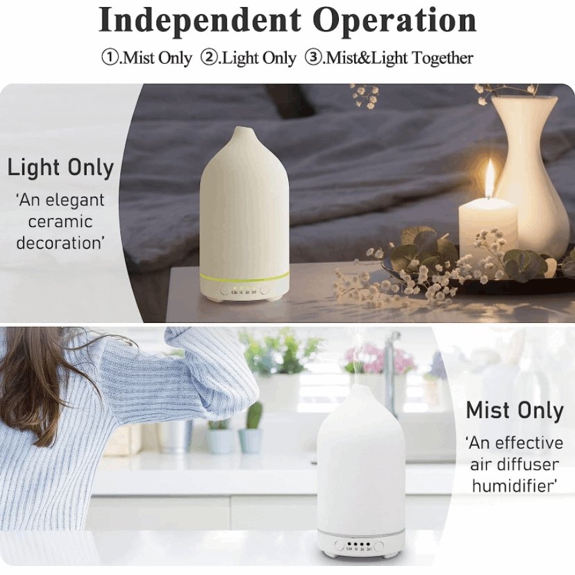 Ceramic electric aroma oil diffuser - The Cornish Scent Company