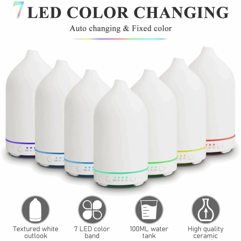 Ceramic electric aroma oil diffuser - The Cornish Scent Company