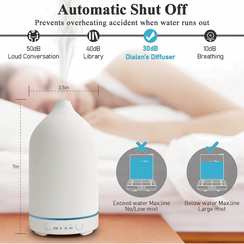 Ceramic electric aroma oil diffuser - The Cornish Scent Company