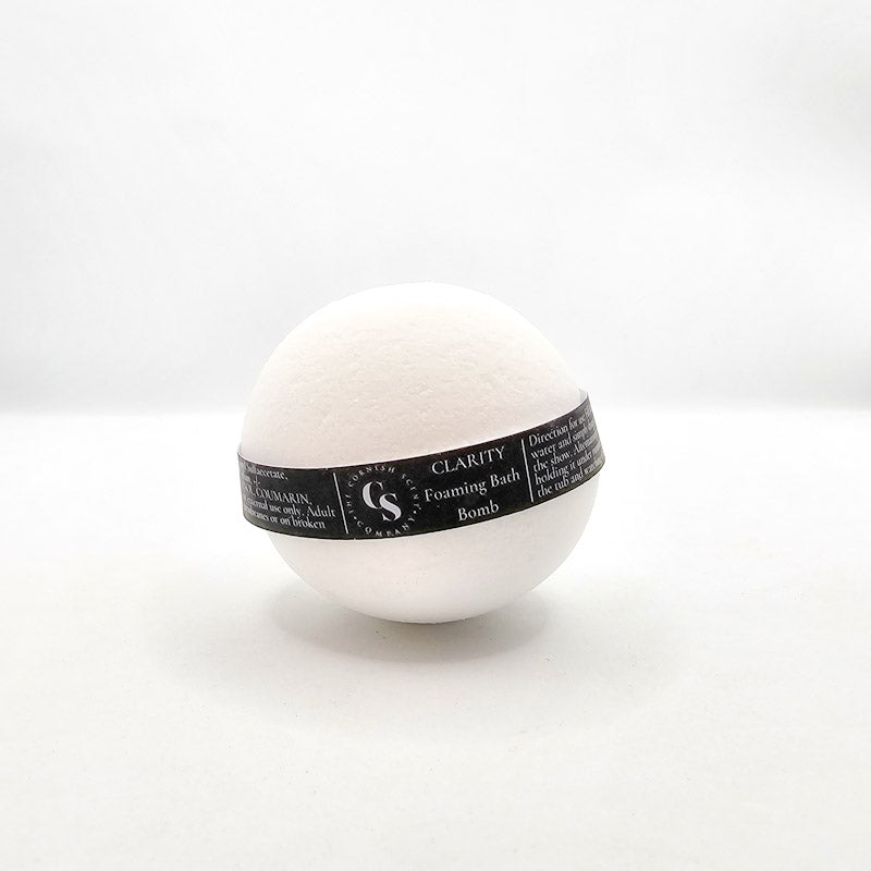 Clarity Foaming Bath Bomb - The Cornish Scent Company