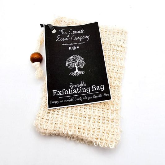 Exfoliating soap bag - The Cornish Scent Company