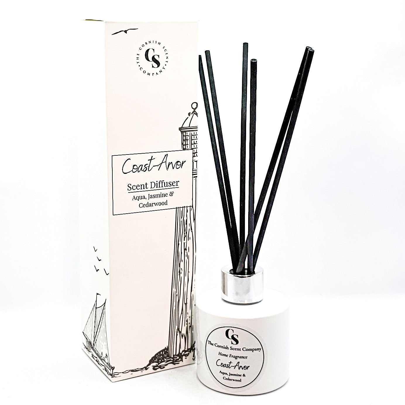Luxury Reed Diffuser Coast - The Cornish Scent Company