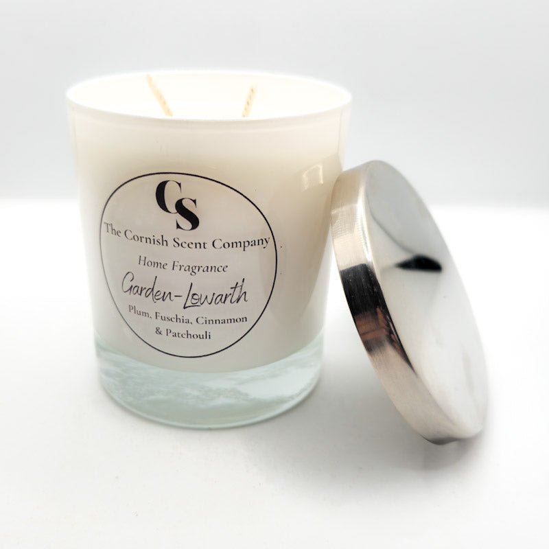 Premium double wick candle Garden - The Cornish Scent Company