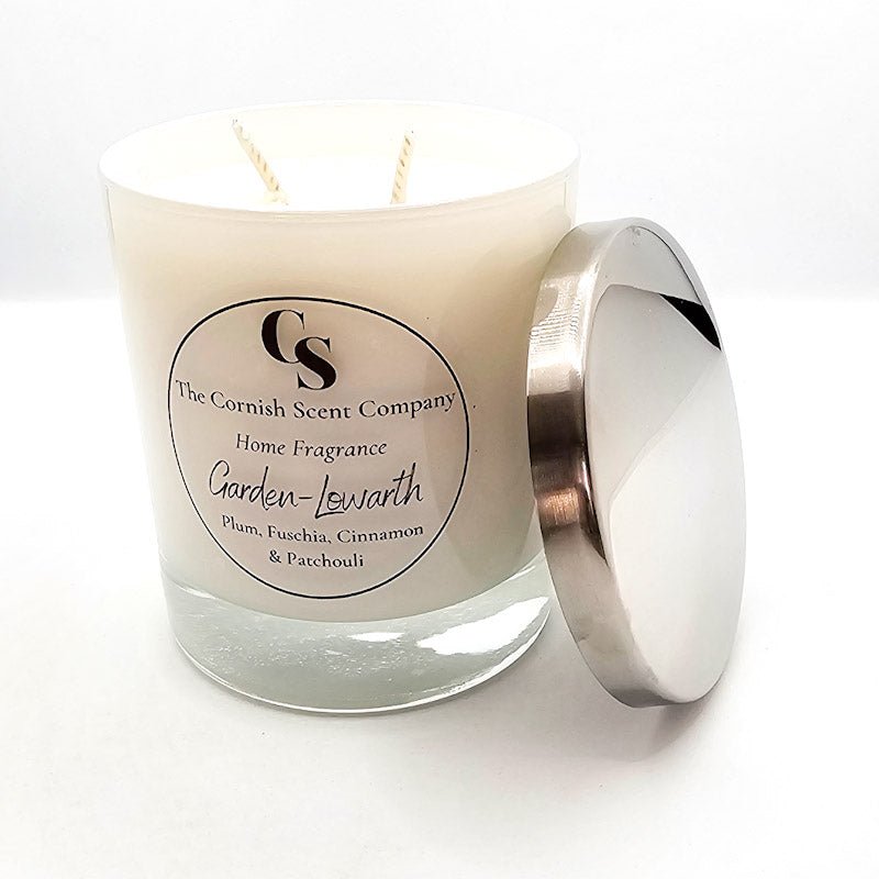 Premium white double wick Scented Candles - The Cornish Scent Company