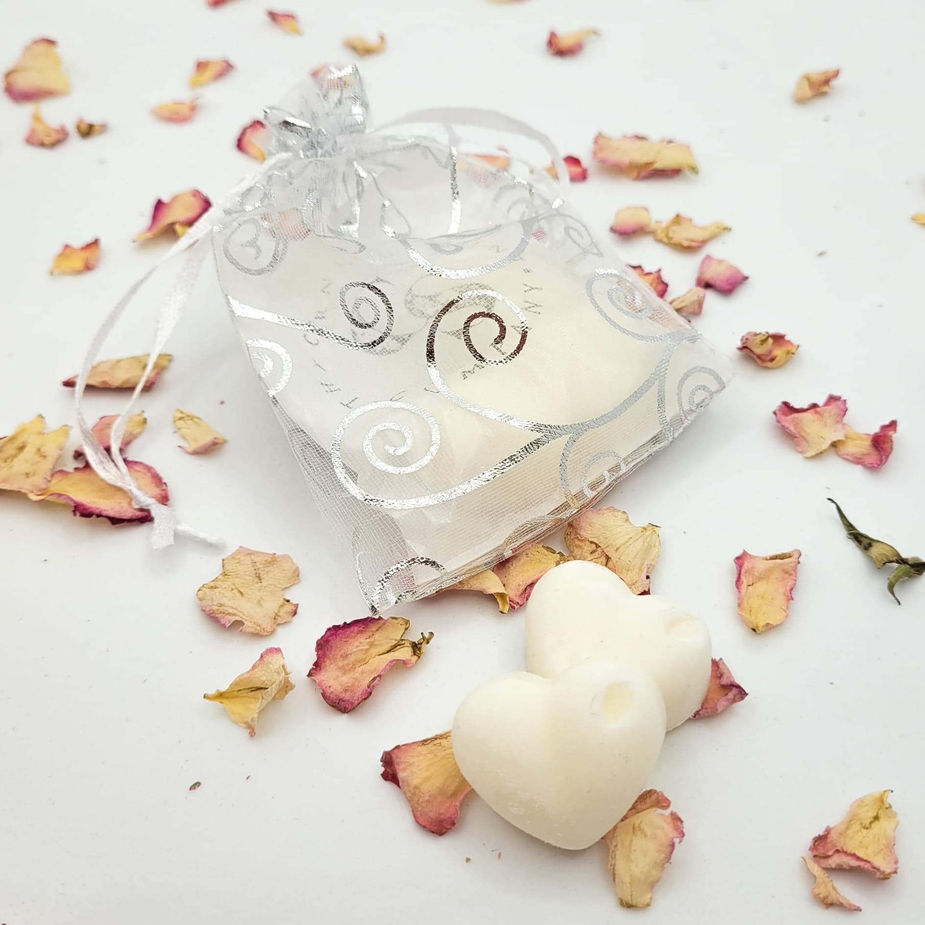 Small heart melts / wedding favours - The Cornish Scent Company