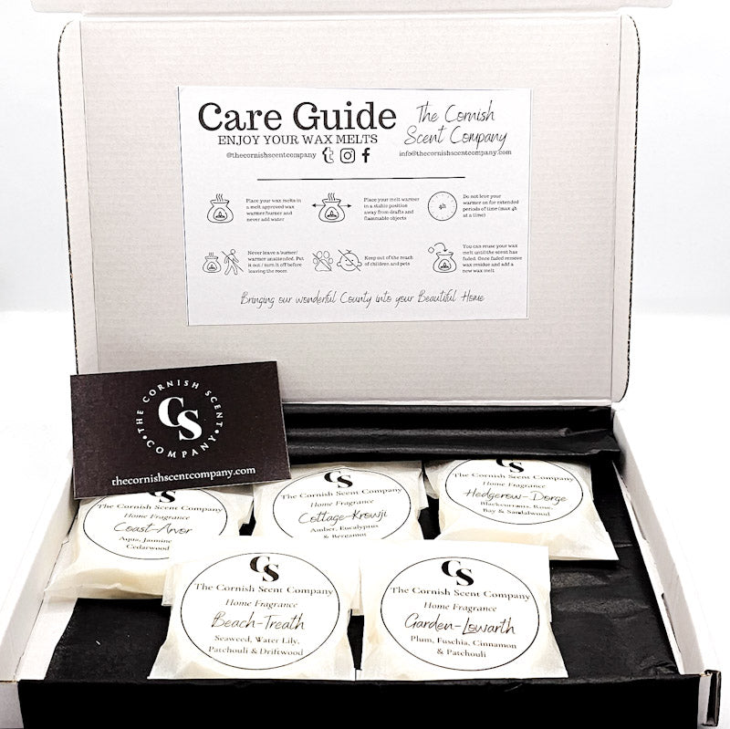 Wax melt sample box - The Cornish Scent Company